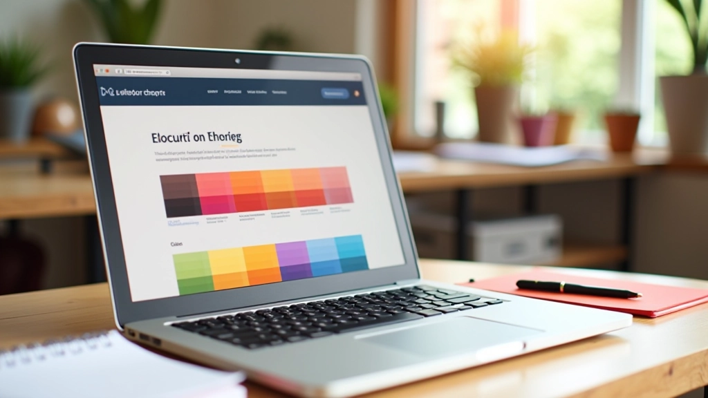 Interface Coolors affichant cinq couleurs générées aléatoirement avec codes hexadécimaux et boutons de verrouillage