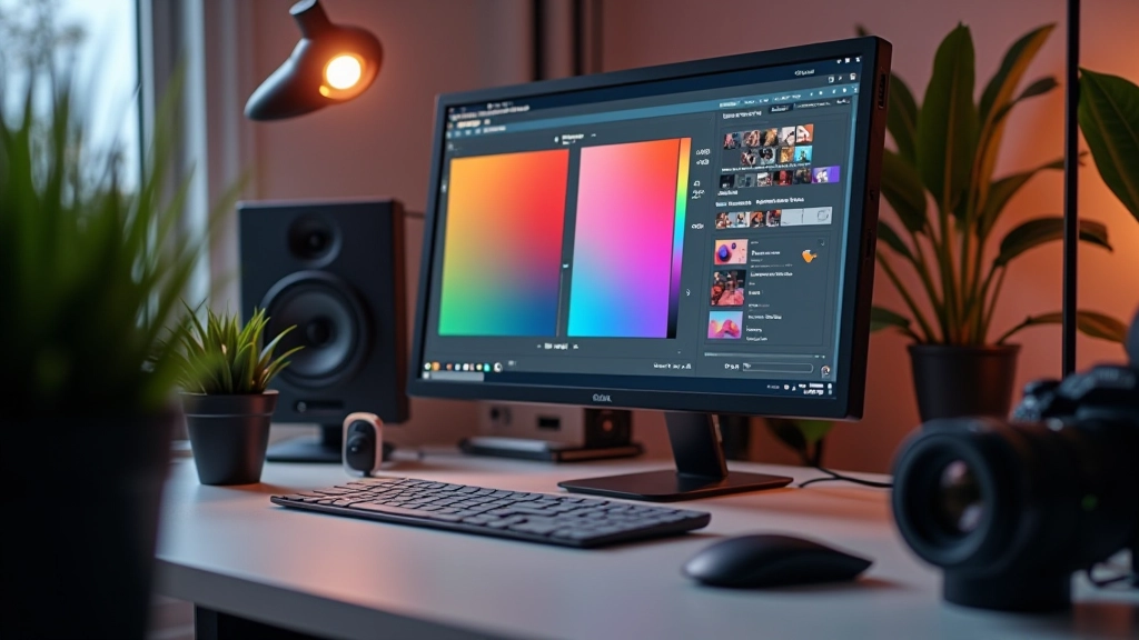 Interface Adobe Color avec palette générée et ajustements de teintes visibles