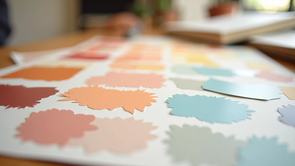 Palette de couleurs modernes avec gradients et variations de teinte