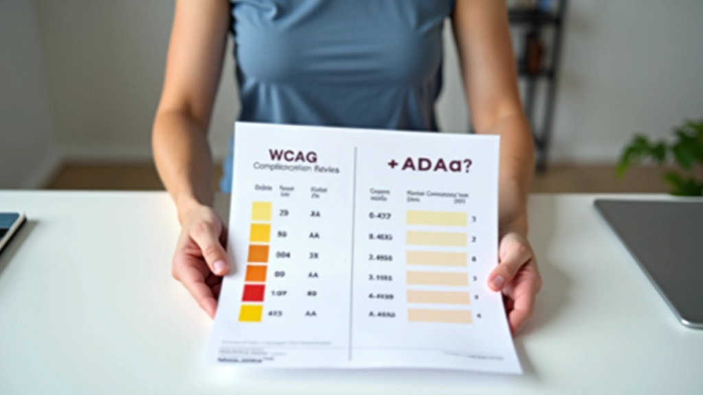 Tableau comparatif des trois niveaux de conformité WCAG avec ratios minimums requis