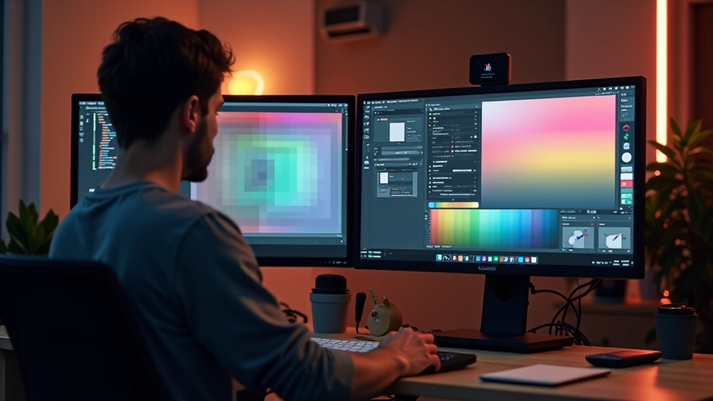 Écran de designer affichant deux onglets côte à côte — Adobe Color à gauche, Coolors à droite